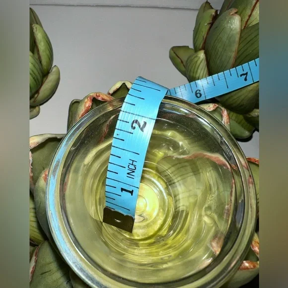 New Artichoke Candle Holder Set of 3 - Picture 5 of 6